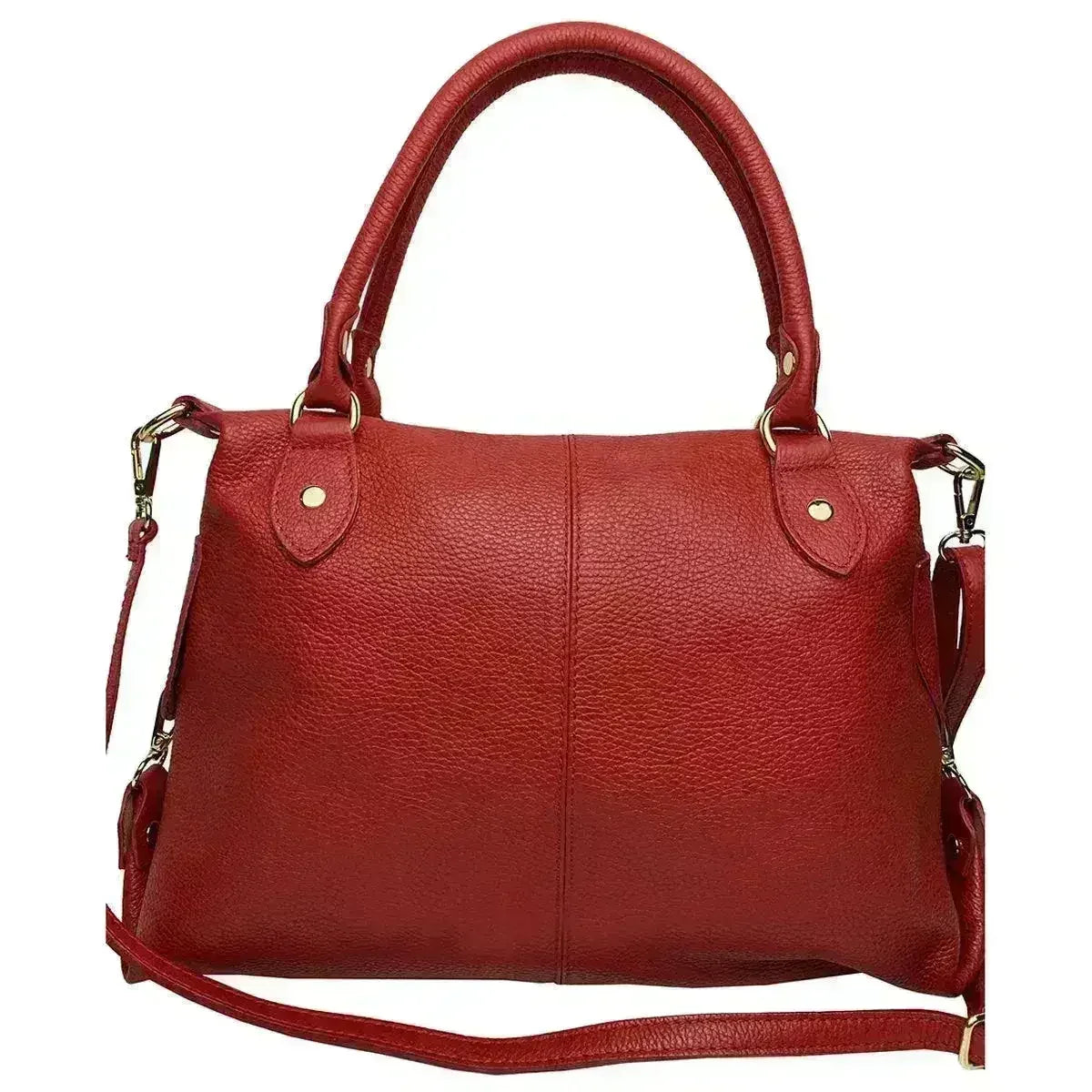 Italian Mariza Leather Shoulder Handbag