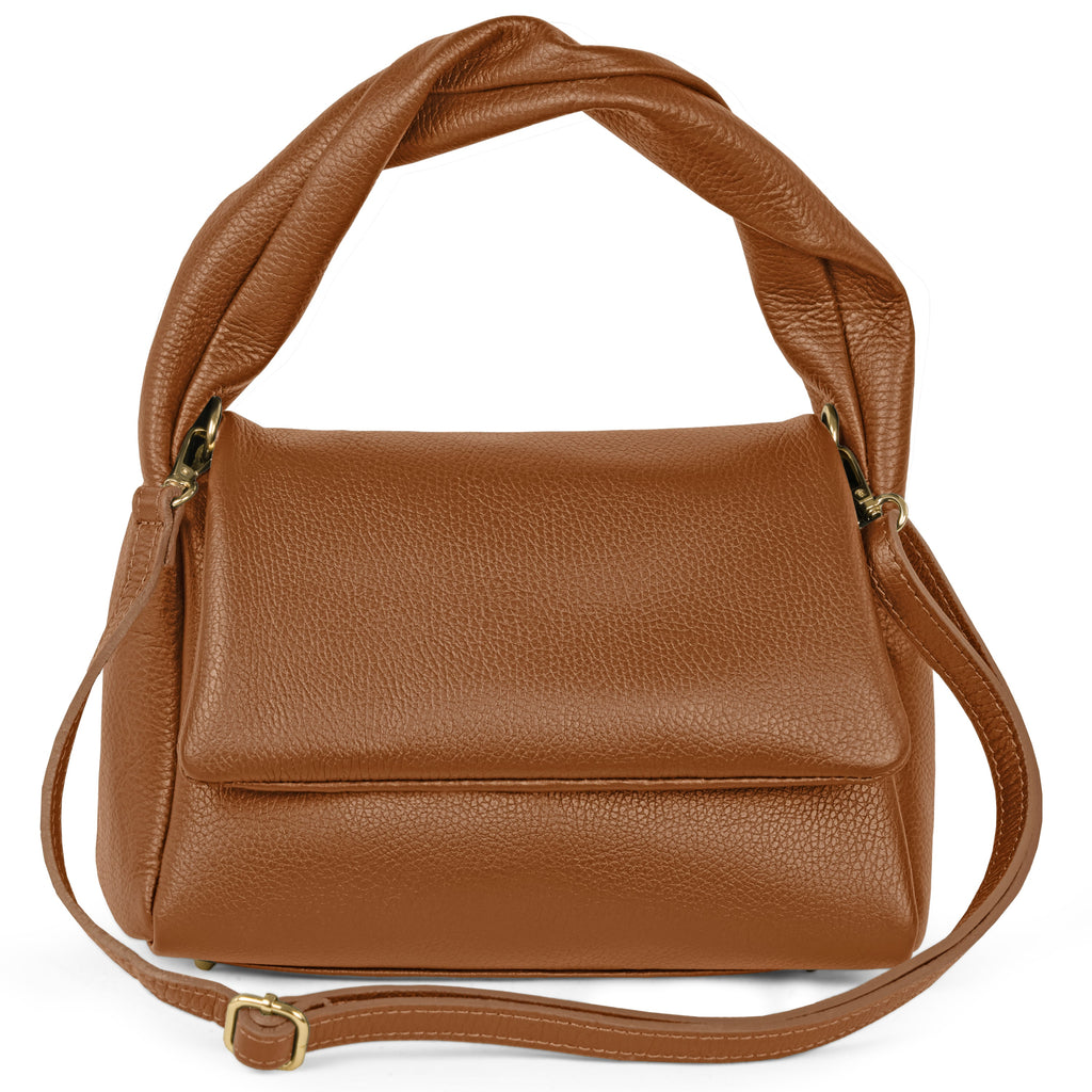 Calf Leather Top-Handle Bag