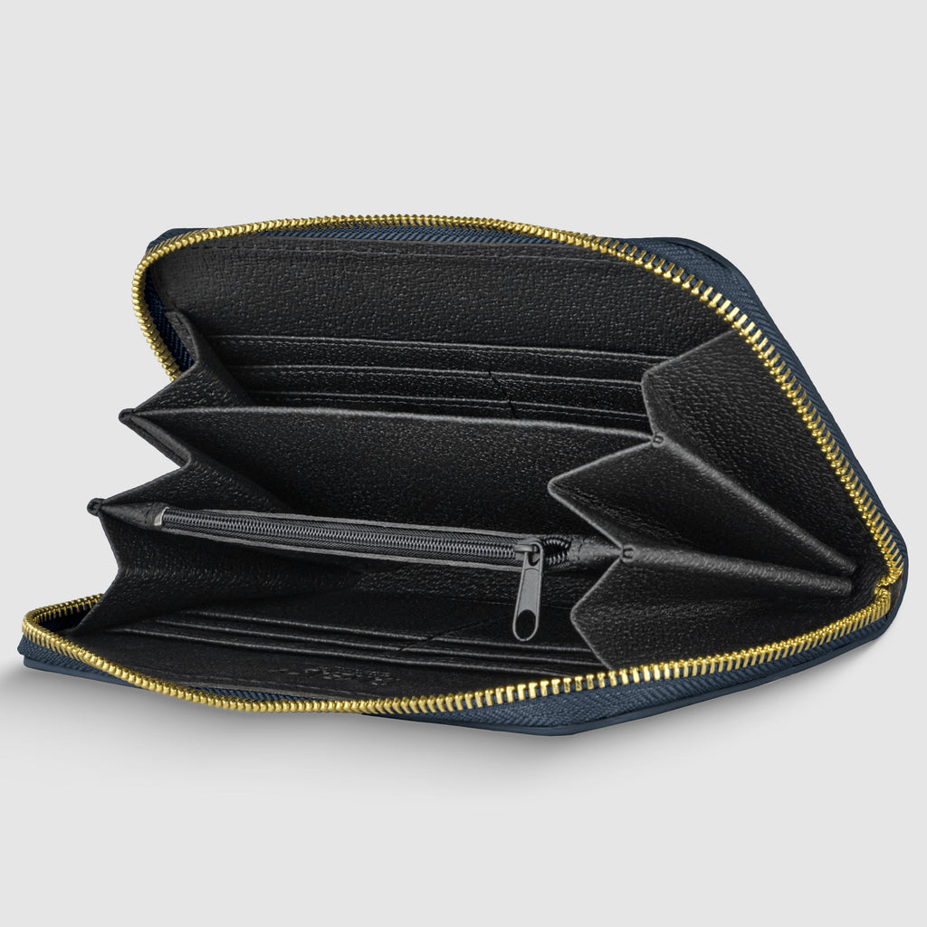 Long Calf Leather Wallet