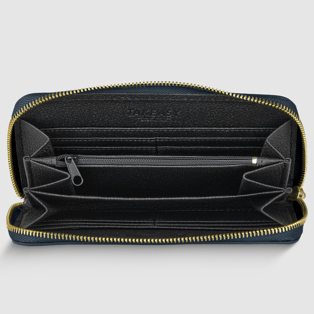 Long Calf Leather Wallet