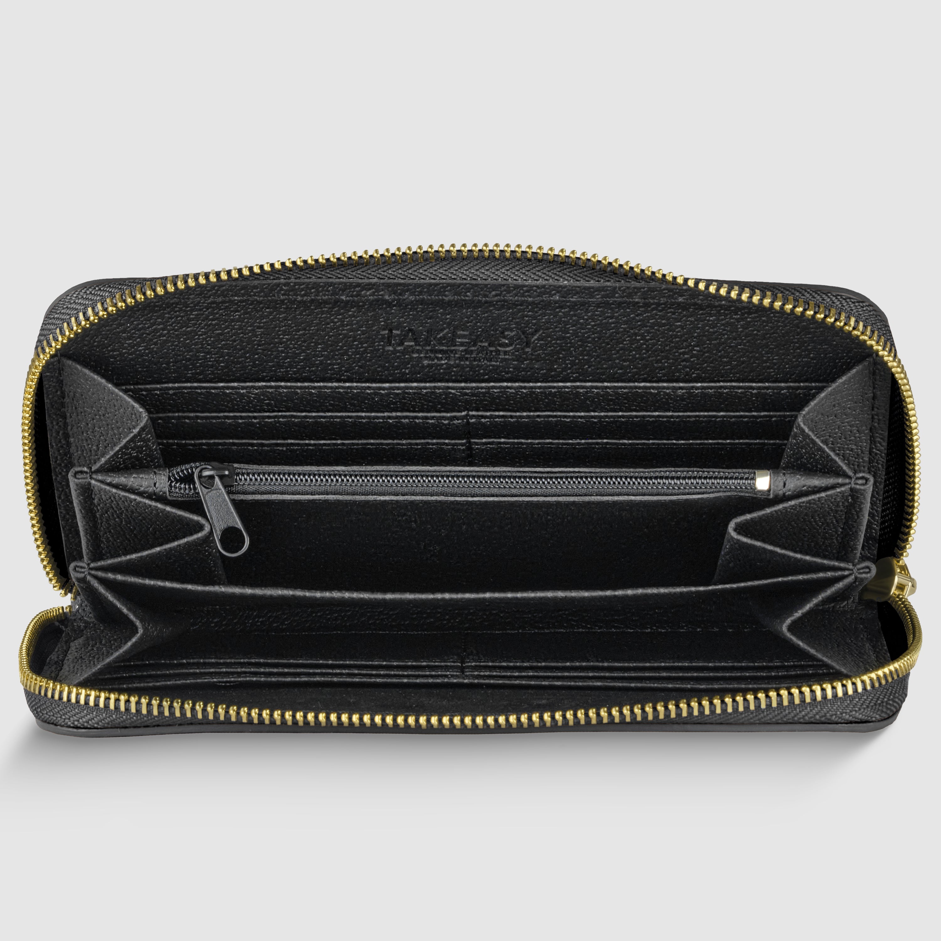 Long Calf Leather Wallet