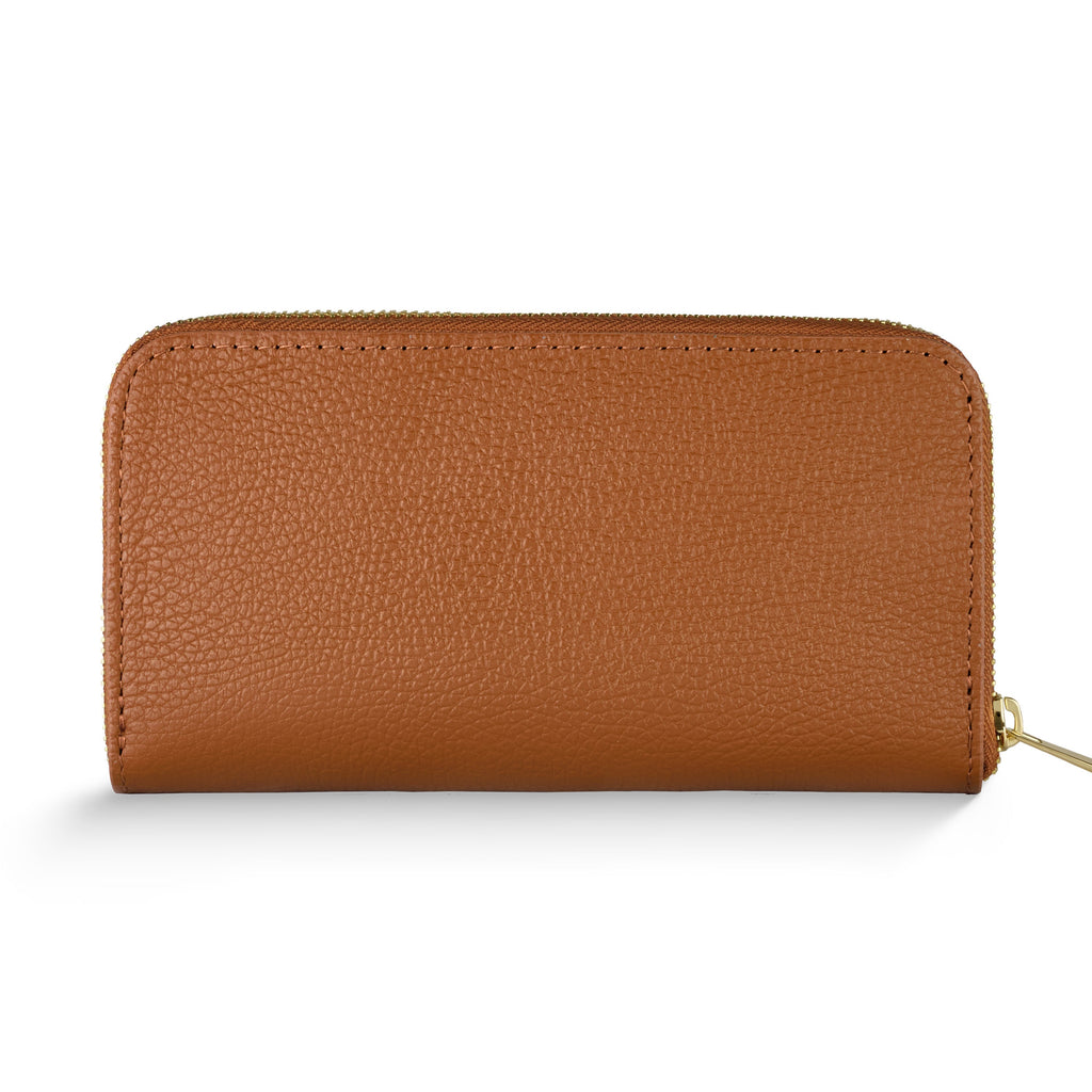 Long Calf Leather Wallet