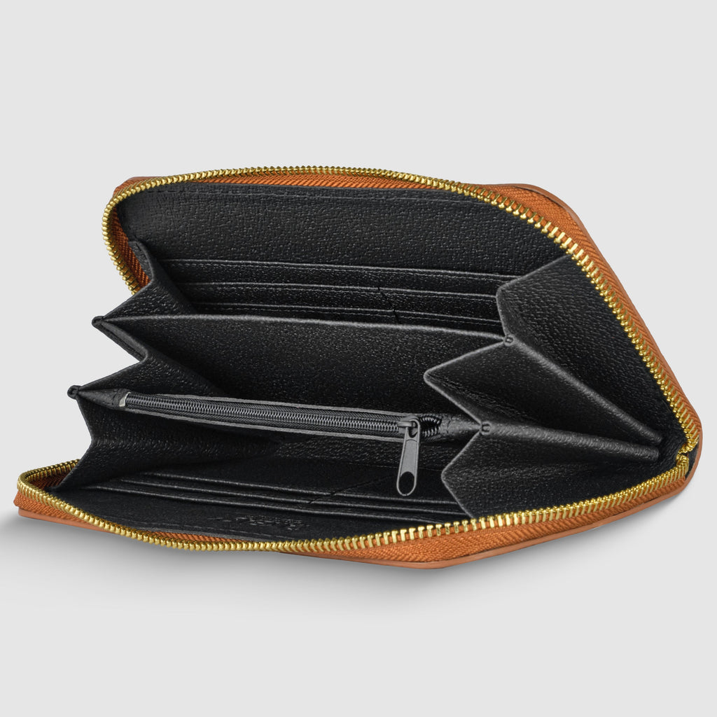 Long Calf Leather Wallet